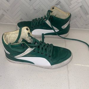 Alexander Mcqueen  high top Pumas #designer